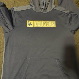 Genuine Merchandise Navy and Yellow Dodgers Hoodie